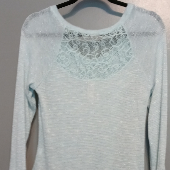 ✴️3/$15✴️ Light Mint Thin Sweater - Picture 3 of 5